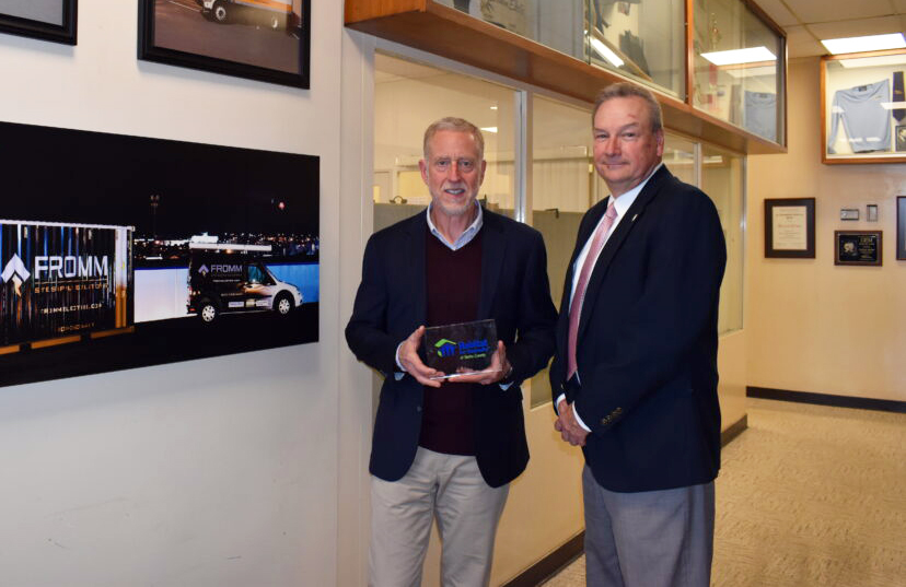 Michael Fromm receives the Distinguished Partner Award.